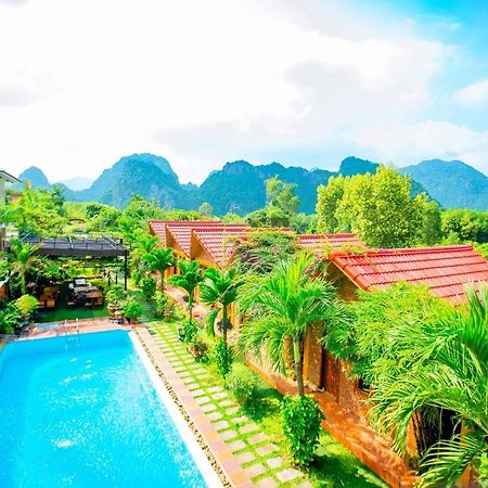 Hillside View Bungalow Homestay Фонгня Экстерьер фото