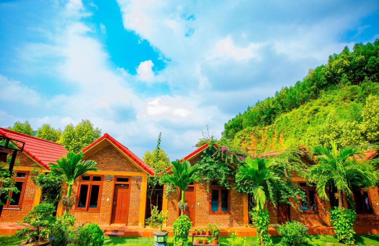 Hillside View Bungalow Homestay Фонгня Экстерьер фото