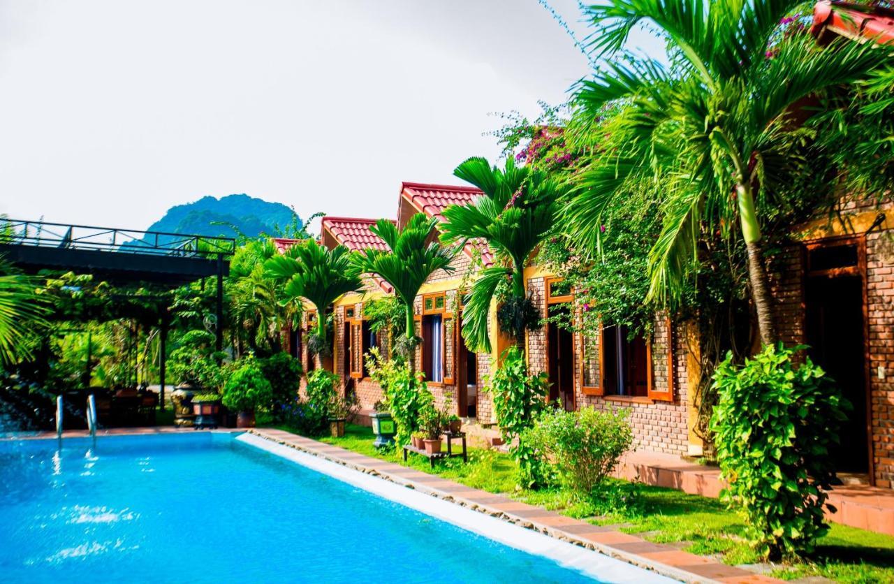 Hillside View Bungalow Homestay Фонгня Экстерьер фото