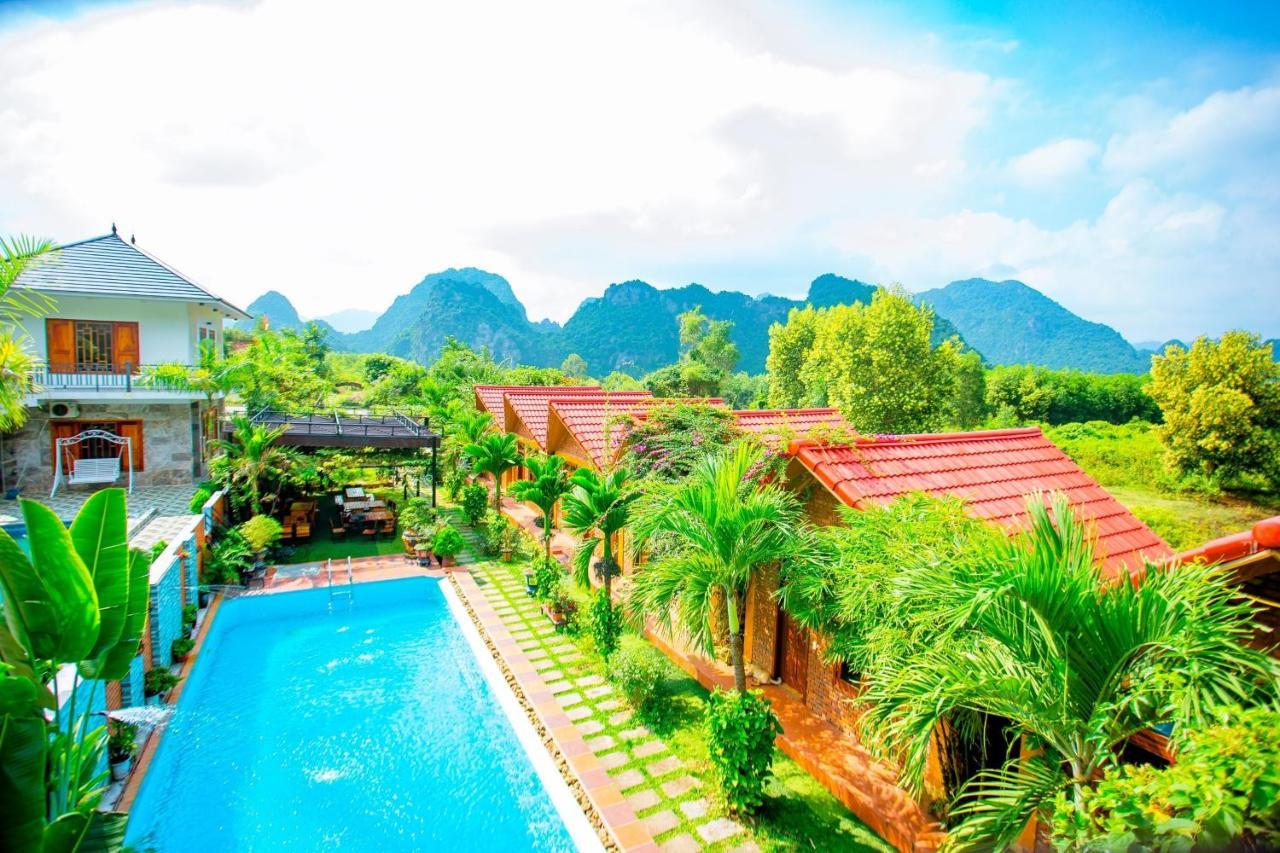Hillside View Bungalow Homestay Фонгня Экстерьер фото