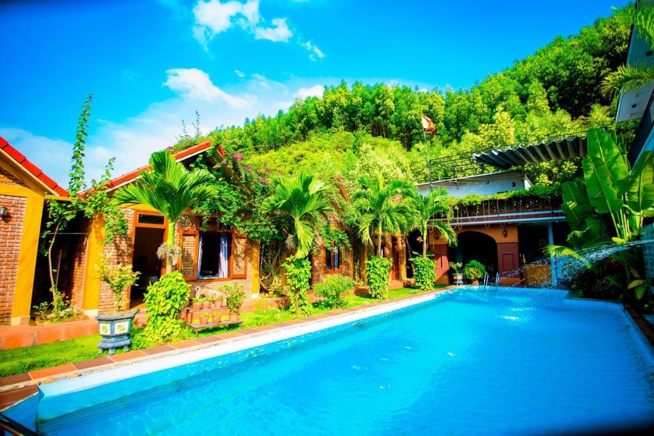 Hillside View Bungalow Homestay Фонгня Экстерьер фото