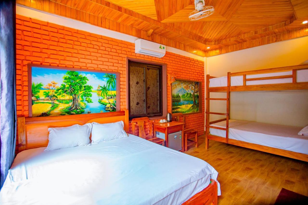 Hillside View Bungalow Homestay Фонгня Экстерьер фото