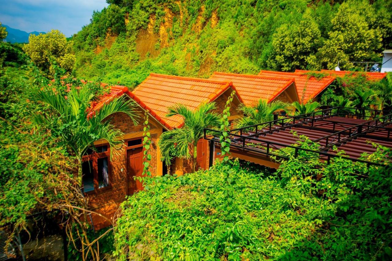 Hillside View Bungalow Homestay Фонгня Экстерьер фото