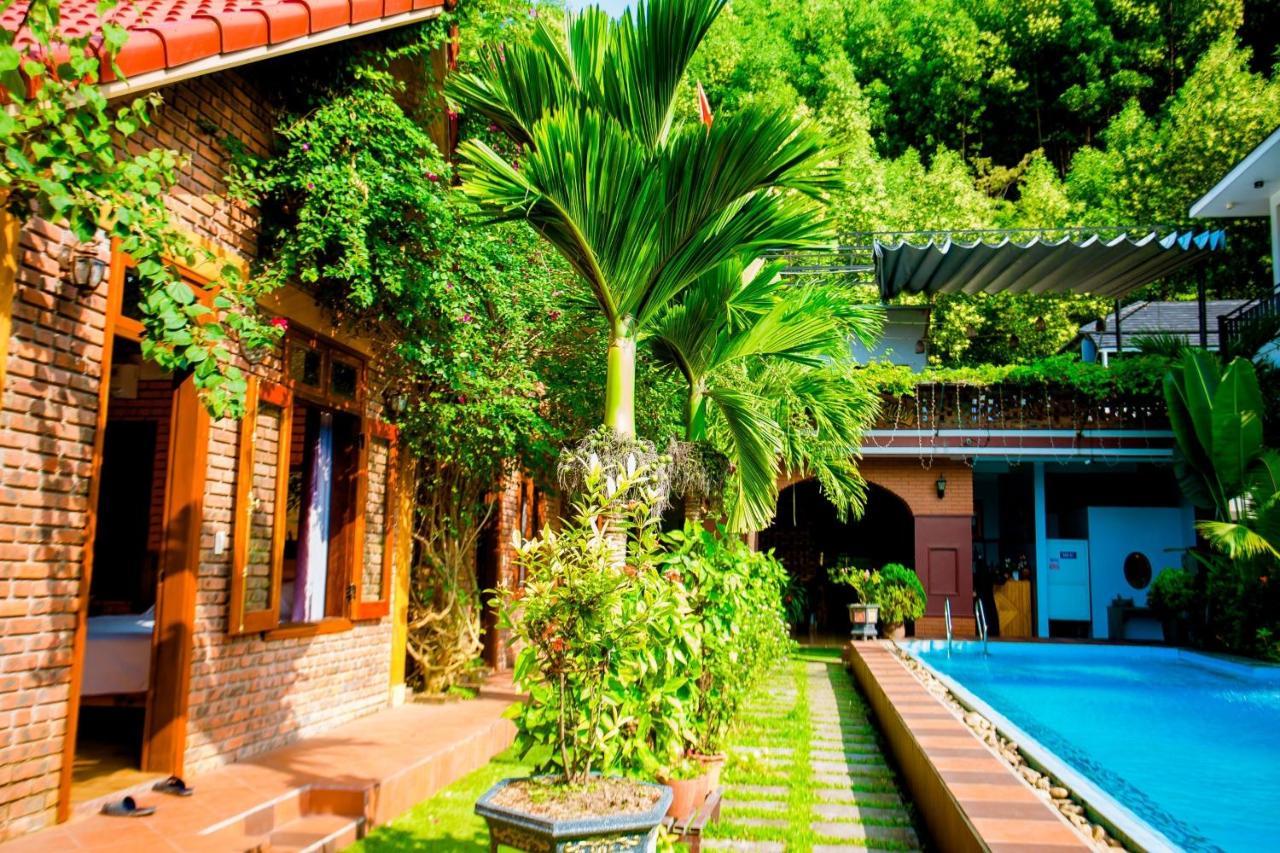Hillside View Bungalow Homestay Фонгня Экстерьер фото