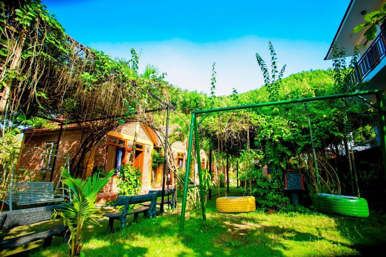 Hillside View Bungalow Homestay Фонгня Экстерьер фото