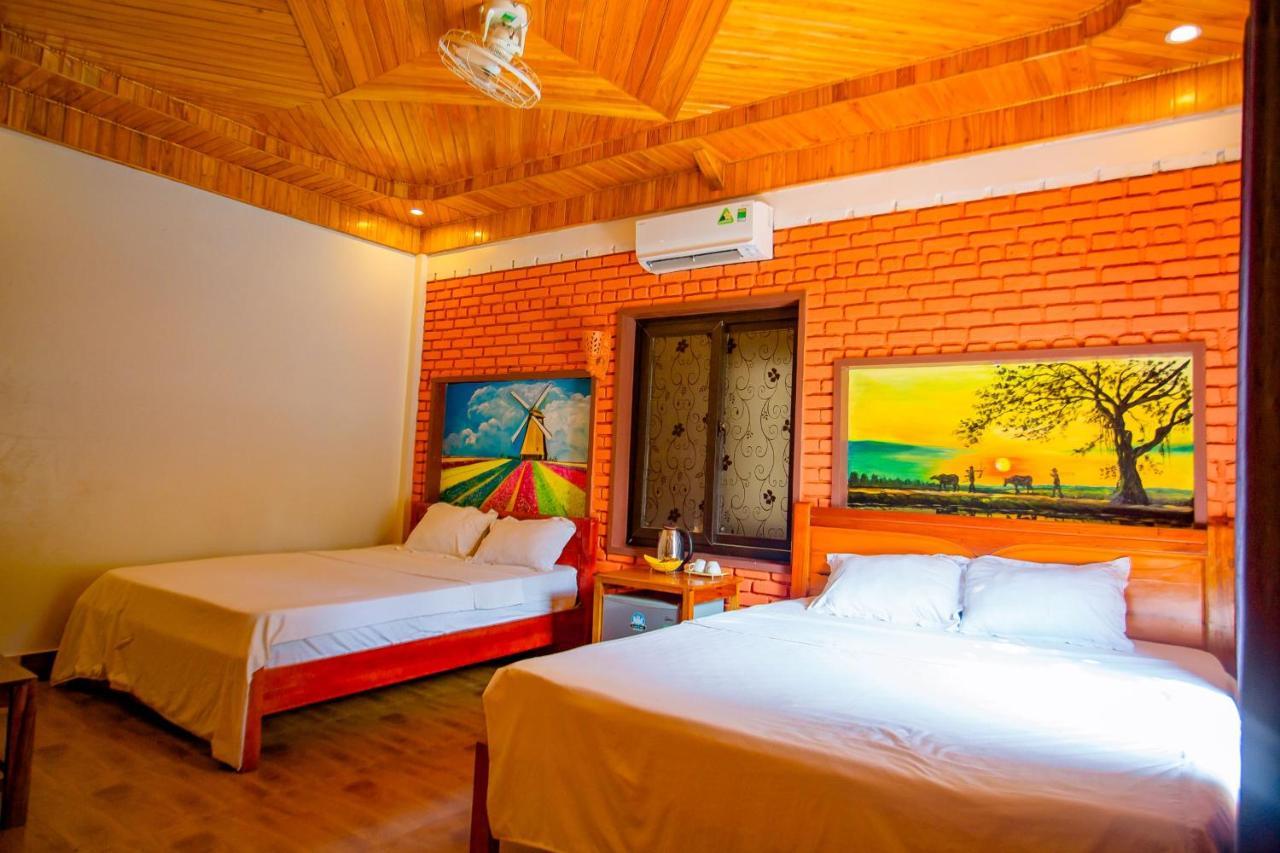 Hillside View Bungalow Homestay Фонгня Экстерьер фото